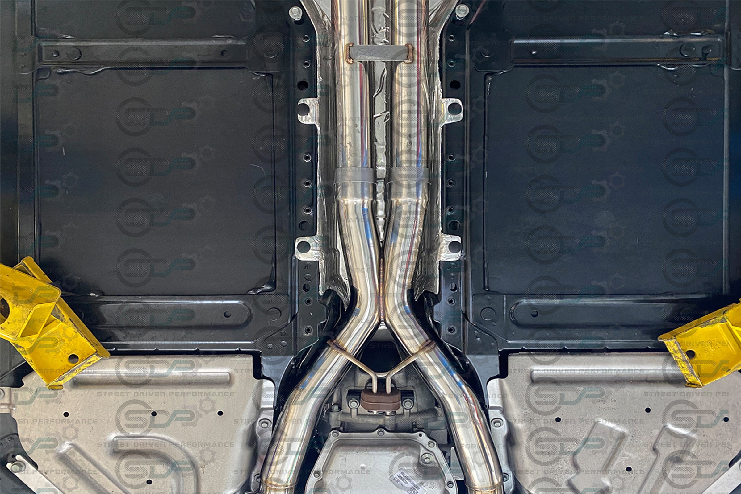 C7 Corvette - 3" Stainless Racing Double X-Pipe Exhaust